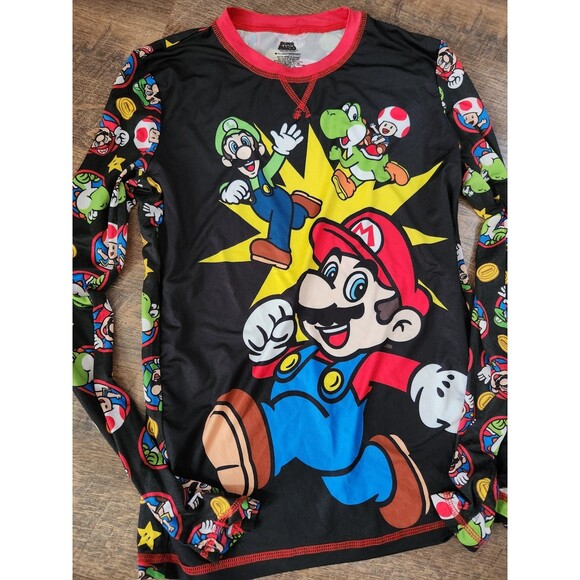 Boys XL Super Mario silky pj set - Picture 2 of 4
